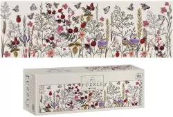 Flowers. Puzzle panorama. 1000 elementów