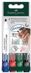 Marker do tablic suchościeralnych Faber-Castell 4 kolory