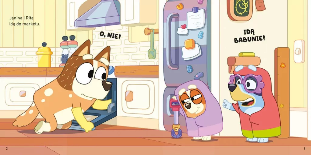 Babunie. Moja czytanka. Bluey - tantis.pl