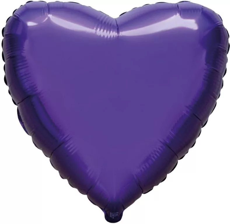 Balon foliowy Serce fioletowe 45cm - tantis.pl