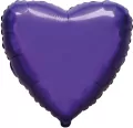 Balon foliowy Serce fioletowe 45cm - tantis.pl