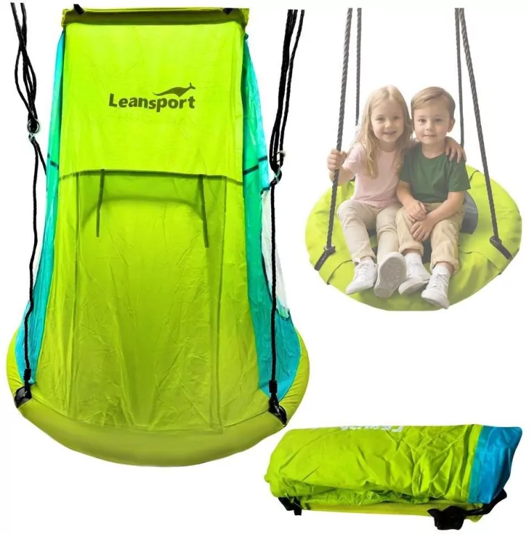 Namiot do huśtawki bocianie gniazdo ziel 110-120cm - tantis.pl