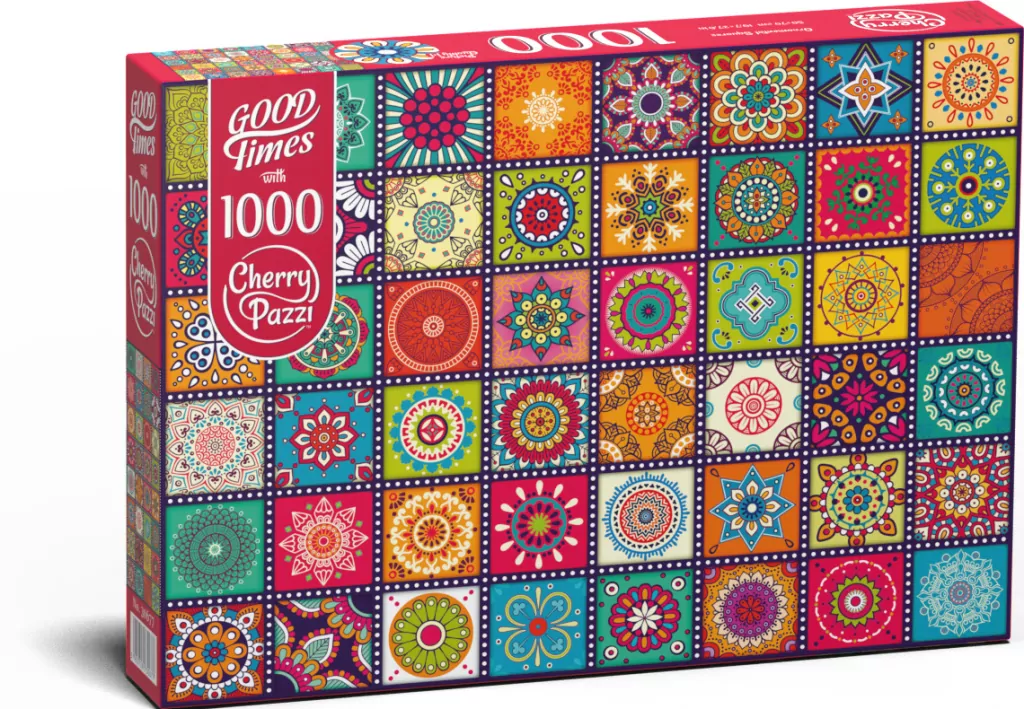 Puzzle 1000. CherryPazzi Ornamental Squares - tantis.pl