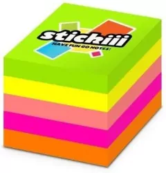 Kostka samoprzylepna 51x51mm 400K 5 kolorów neon