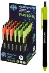 Długopis automat. trójkąt Fusion 0,6mm