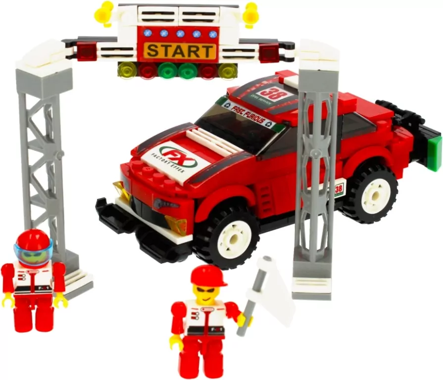 Klocki konstrukcyjne Alleblox Racing Team 255 elementów - tantis.pl