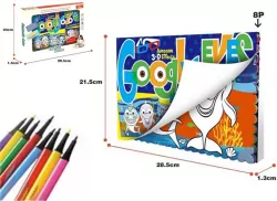 Książeczka do kolorowania 3D + mazaki
