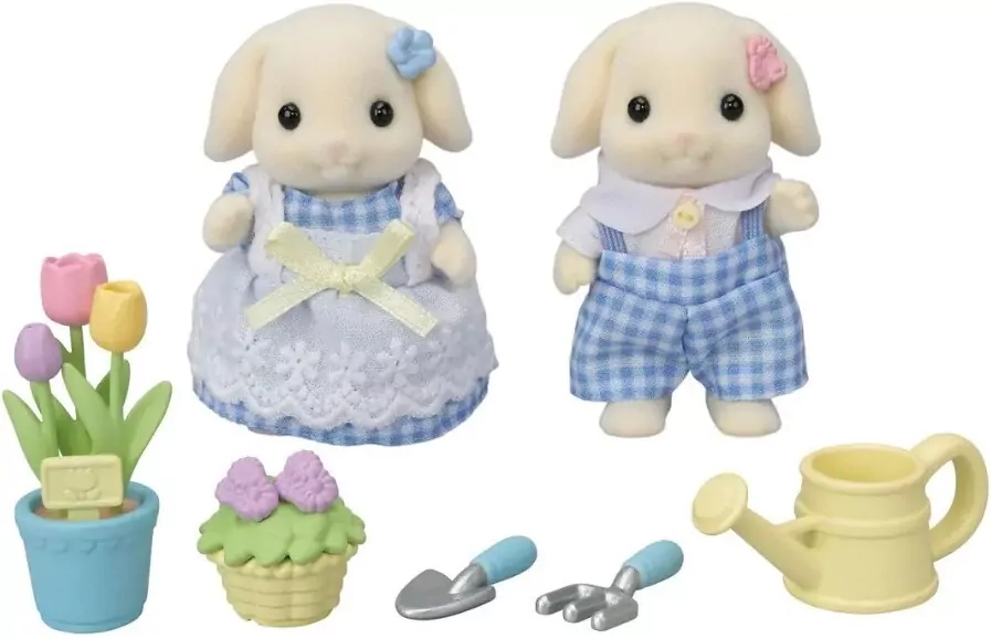 Sylvanian Families Kwiatowy zestaw z figurkami Flora Rabbit 5736 - tantis.pl