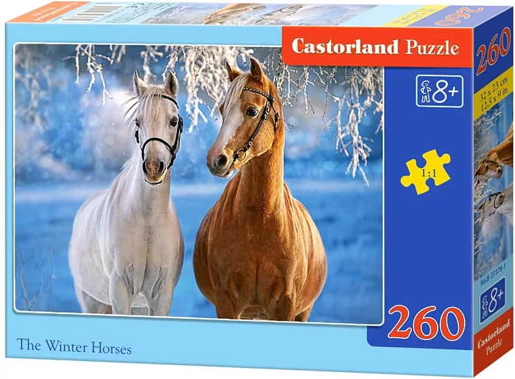Puzzle 260. Zimowe konie CASTORLAND - tantis.pl