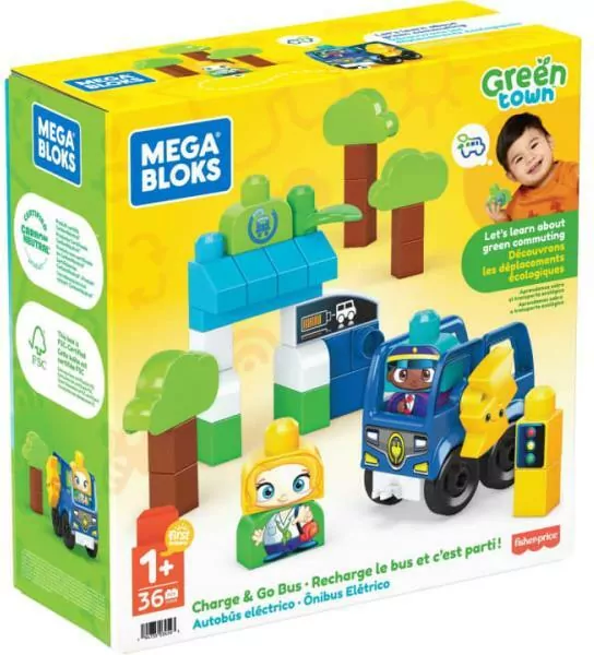 Mega Bloks Ekoautobus klocki - tantis.pl