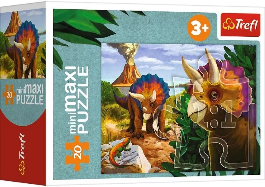 Puzzle 20 MiniMaxi. Poznaj świat dinozaurów - tantis.pl