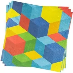 Serwetki. Klocki 33x33cm