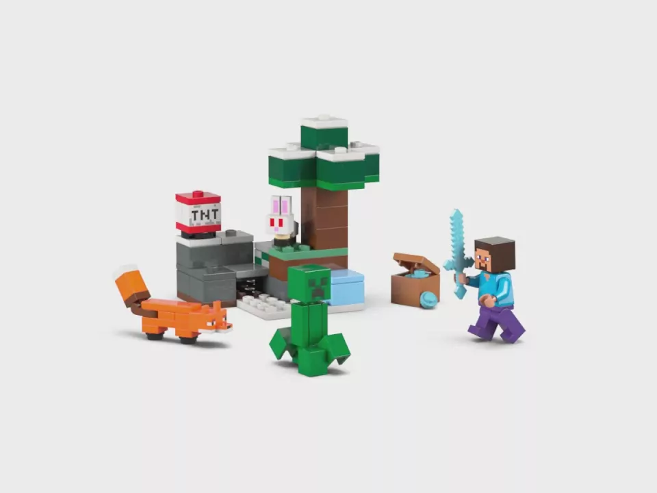 LEGO® Minecraft. Przygoda stevea w tajdze 21583 - tantis.pl