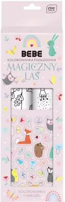 Kolorowanka 86x29cm z naklejkami BB