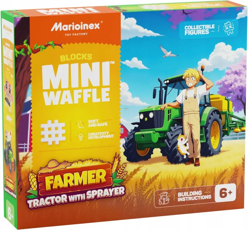 Mini Waffle - Farmer - Traktor z opryskiwaczem - tantis.pl