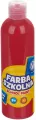 Farba szkolna naturalna tempera 250 ml czerwona - tantis.pl