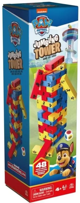 Gra Psi Patrol Jumbling Tower - tantis.pl