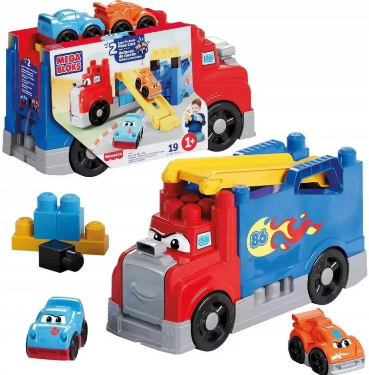 Mega Bloks Build&Rig Race Ciężarówka + autka - tantis.pl