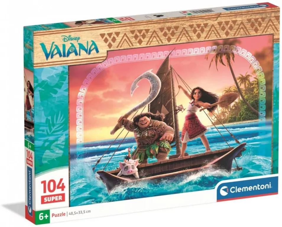 Puzzle 104 Super Disney Vaiana 2 - tantis.pl