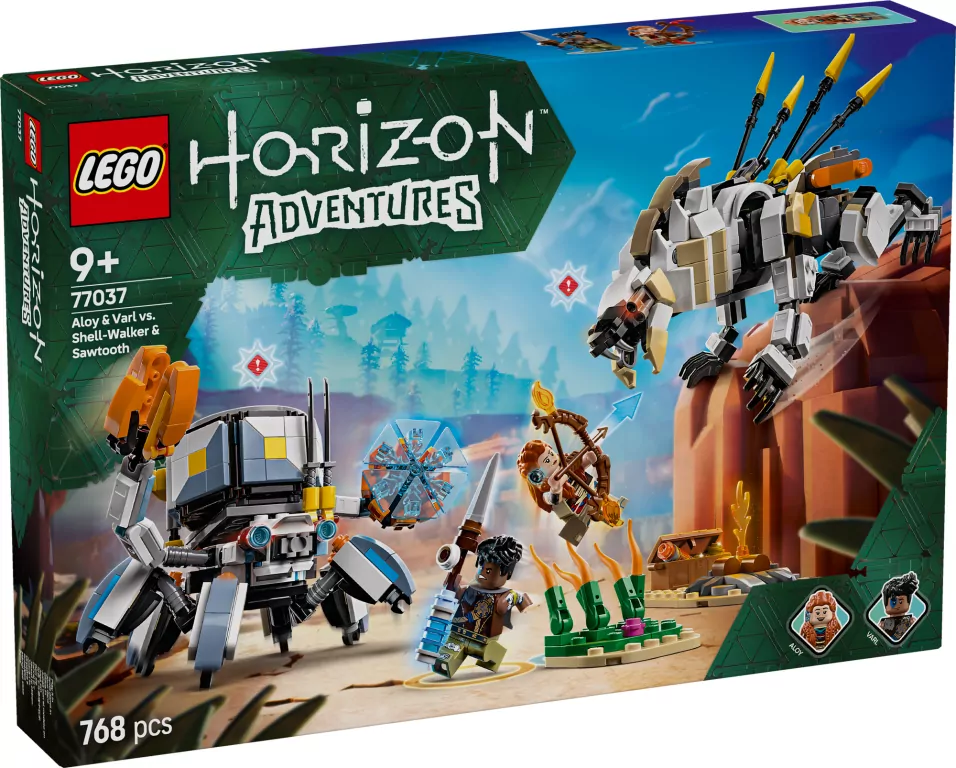 LEGO® Aloy i Varl kontra krabołaz i piłoząb 77037 - tantis.pl