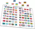 Układanka Maxi. Flagi - tantis.pl