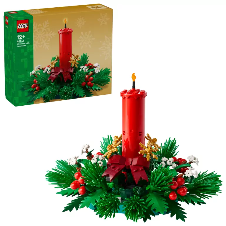 LEGO® Iconic. Świąteczna dekoracja stołu. 40743 - tantis.pl