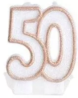 Świeczka jubileuszowa 50 - tantis.pl