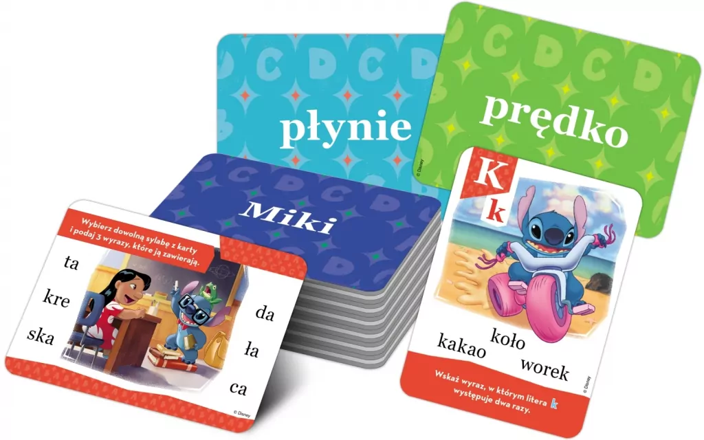 Disney Uczy. Tworzę zdania i czytam. Karty - tantis.pl