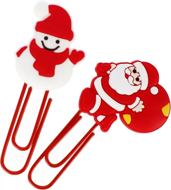 Ozdoba dekoracyjna spinacz ozdobny 6 szt. Boże Narodzenie - tantis.pl