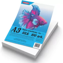 Papier kredowy powlekany A3 150 g/m silk 100 ark