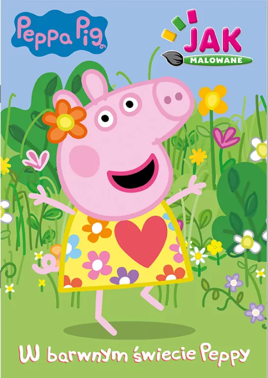 Peppa Pig. W barwnym świecie Peppy. Jak malowane - tantis.pl