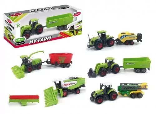 Traktor metalowy Moje Ranczo 17cm - tantis.pl