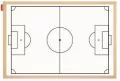 MemoBe. Tablica taktyczna suchościeralna magnetyczna, biała, boisko do piłki nożnej 90x60 cm - tantis.pl