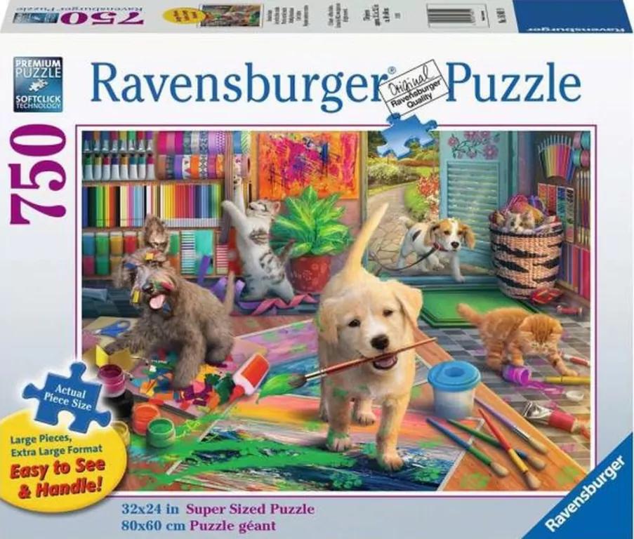Puzzle 750 Słodcy artyści - tantis.pl