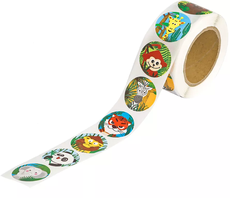 Naklejki motywacyjne 2,5cm - dżungla - tantis.pl