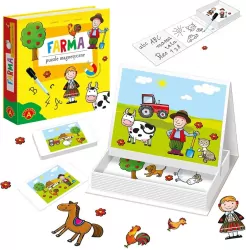 Puzzle magnetyczne. Farma