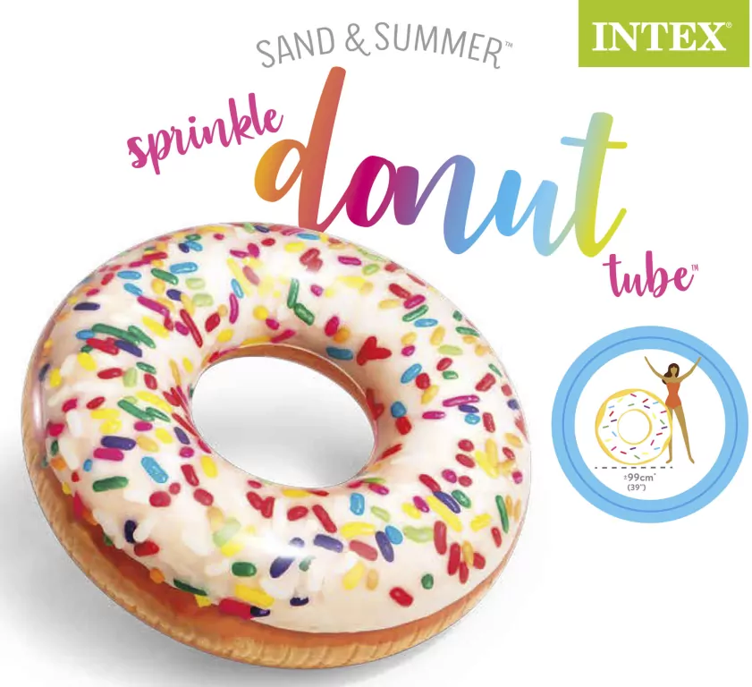 Koło do pływania donut 99x25cm - tantis.pl