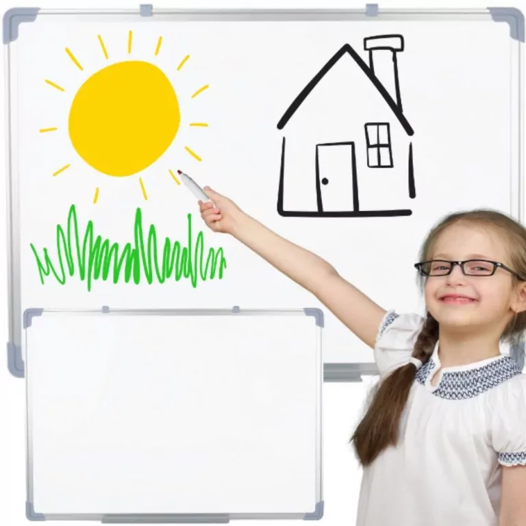 Tablica magnetyczna do zawieszenia 45x60cm biała - tantis.pl