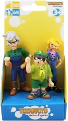 Mały zestaw figurek. Romek, A'Tomek i Papcio