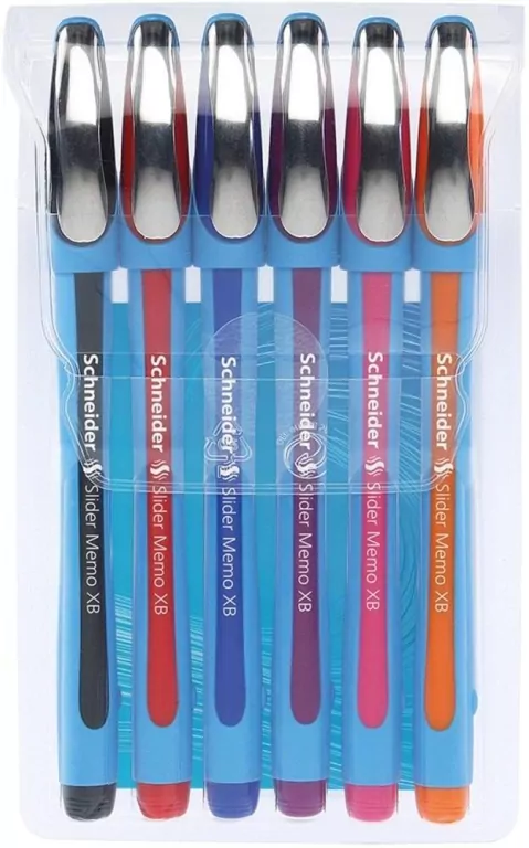 Długopisy. Slider Memo XB. 6 kolorów - tantis.pl