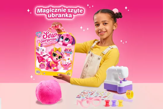 Maskotka Sew Surprise róż. Little Live Pets - tantis.pl