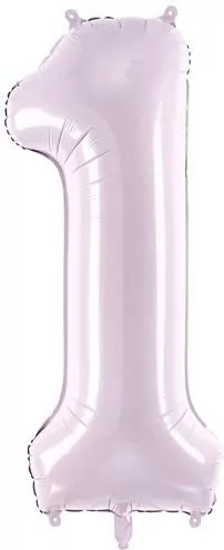 Balon foliowy cyfra 1 72cm fiolet - tantis.pl