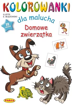 Domowe zwierzęta. Kolorowanki dla malucha