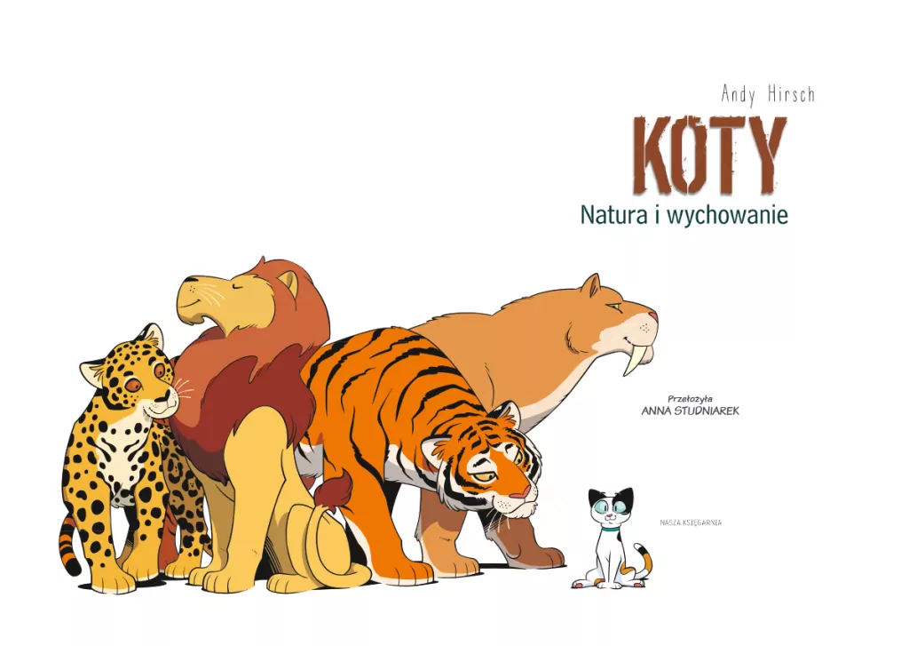 Koty. Natura i wychowanie. Naukomiks - tantis.pl