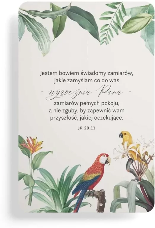 Magnes na lodówkę - Jestem bowiem świadom zamiarów - tantis.pl
