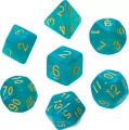 Komplet kości REBEL RPG - Kamienie Księżycowe - Jaspis - tantis.pl