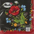 SERWETKA PAP 3W 330X330 MAKI HAFT CZAR PM OP20SZ - tantis.pl