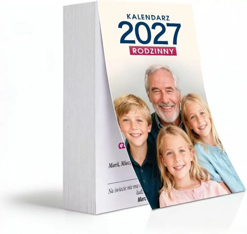 Kalendarz 2027 B7 zdzierak Rodzinny - tantis.pl