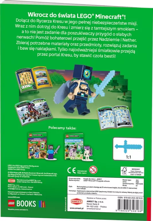 Lego minecraft. Przygoda w kresie - tantis.pl