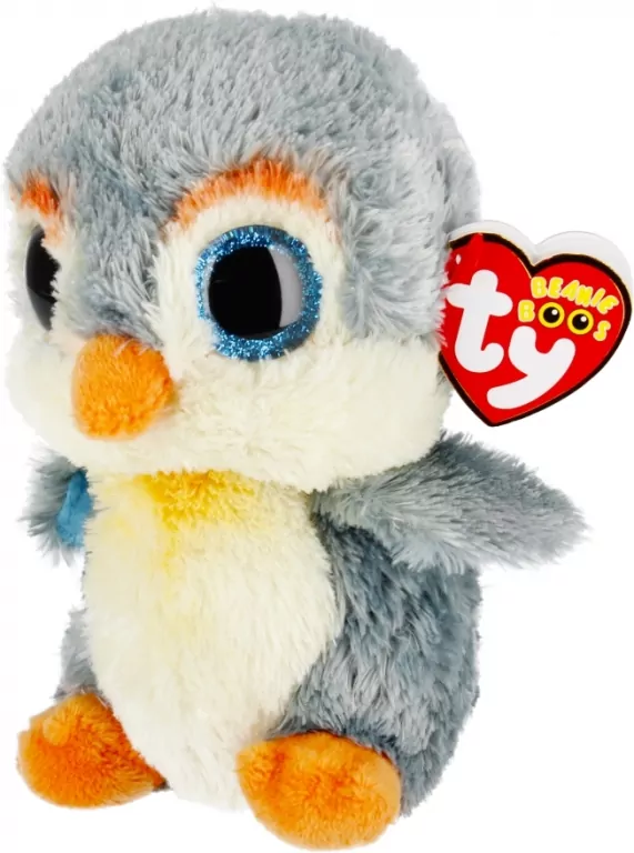 Beanie Boos Fisher - szary pingwin 15cm - tantis.pl